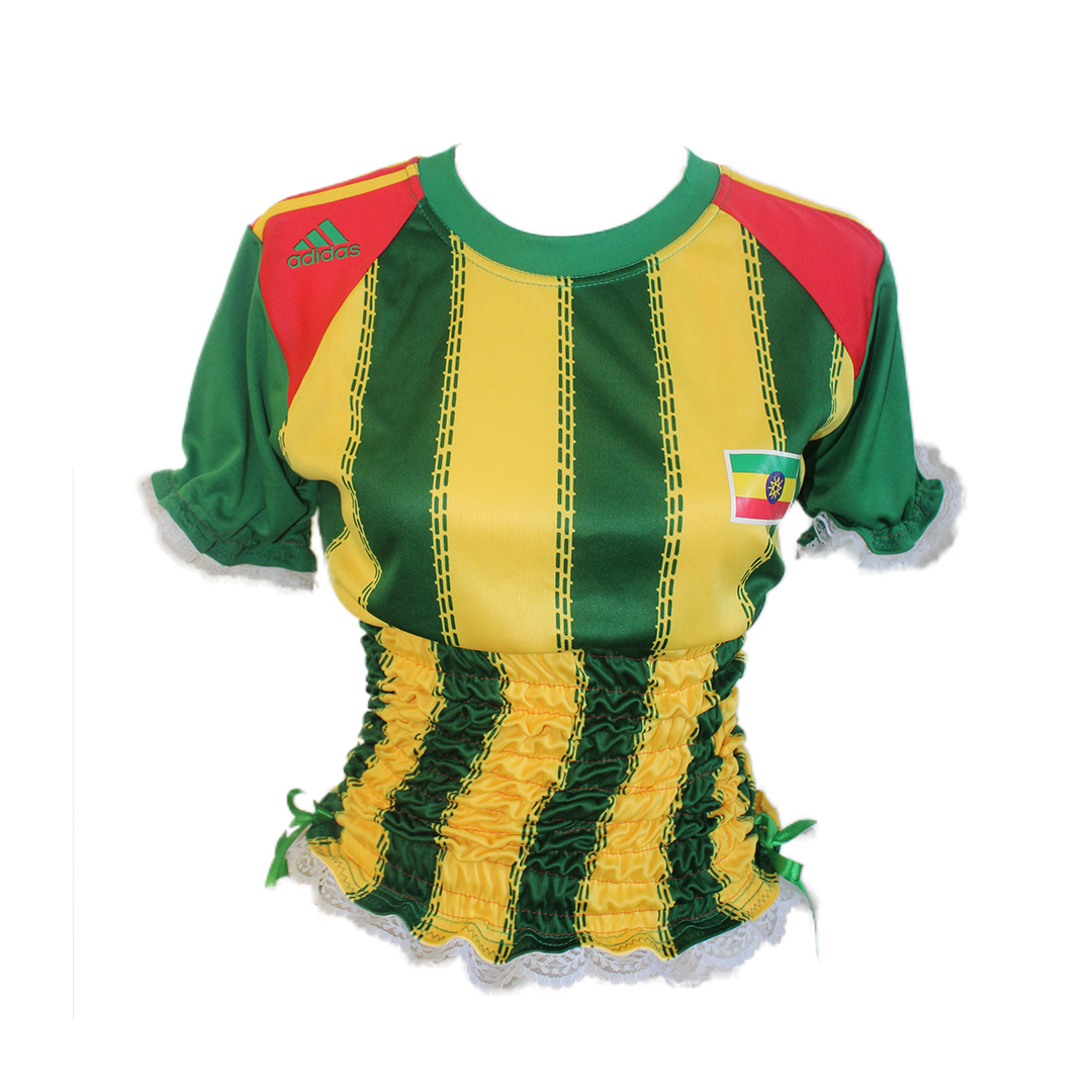 Upcycled Vintage Ethiopia Jersey - S/M