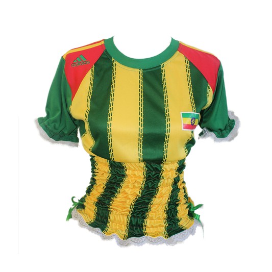 Upcycled Vintage Ethiopia Jersey - S/M