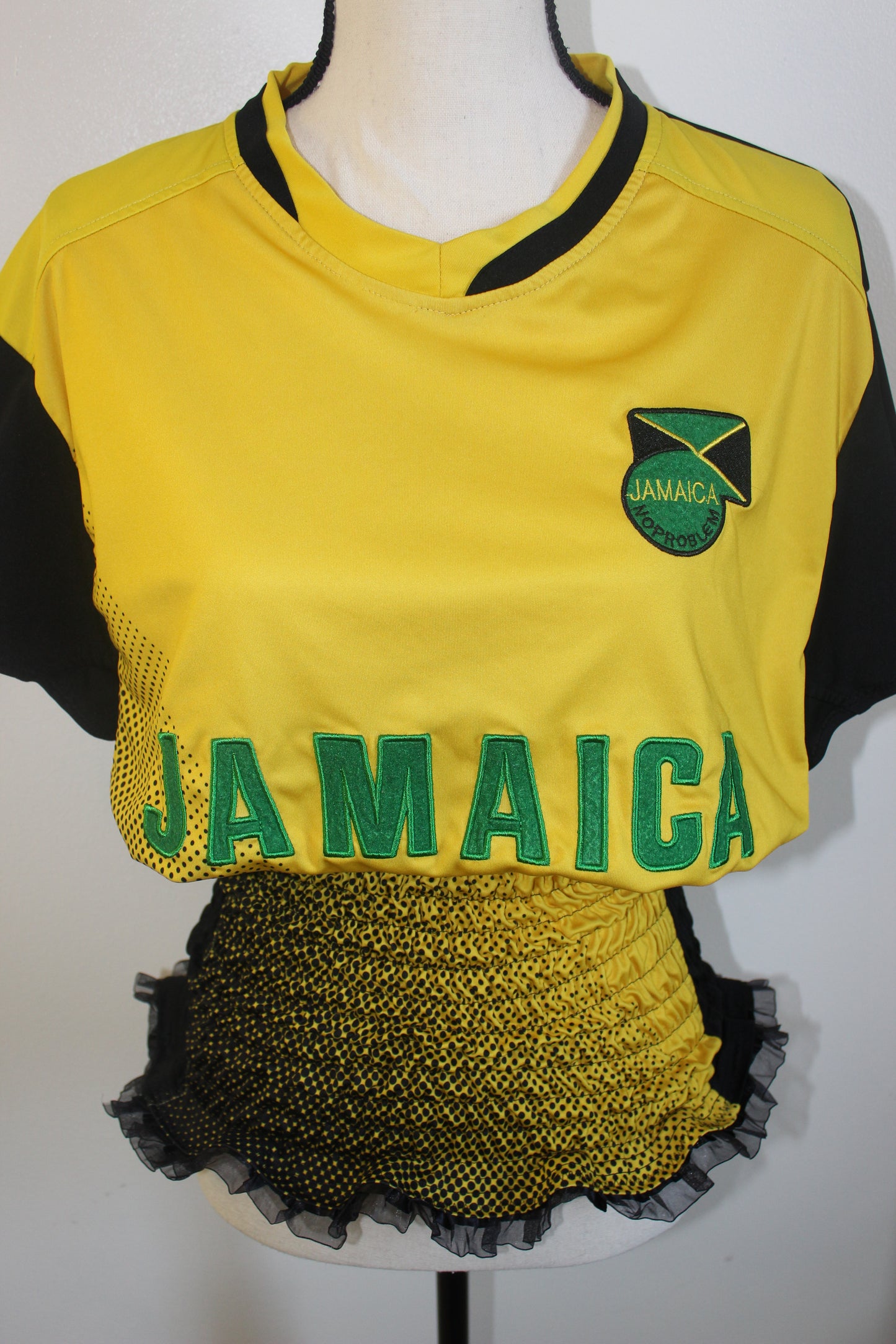 Upcycled Vintage Jamaica Jersey - L/XL