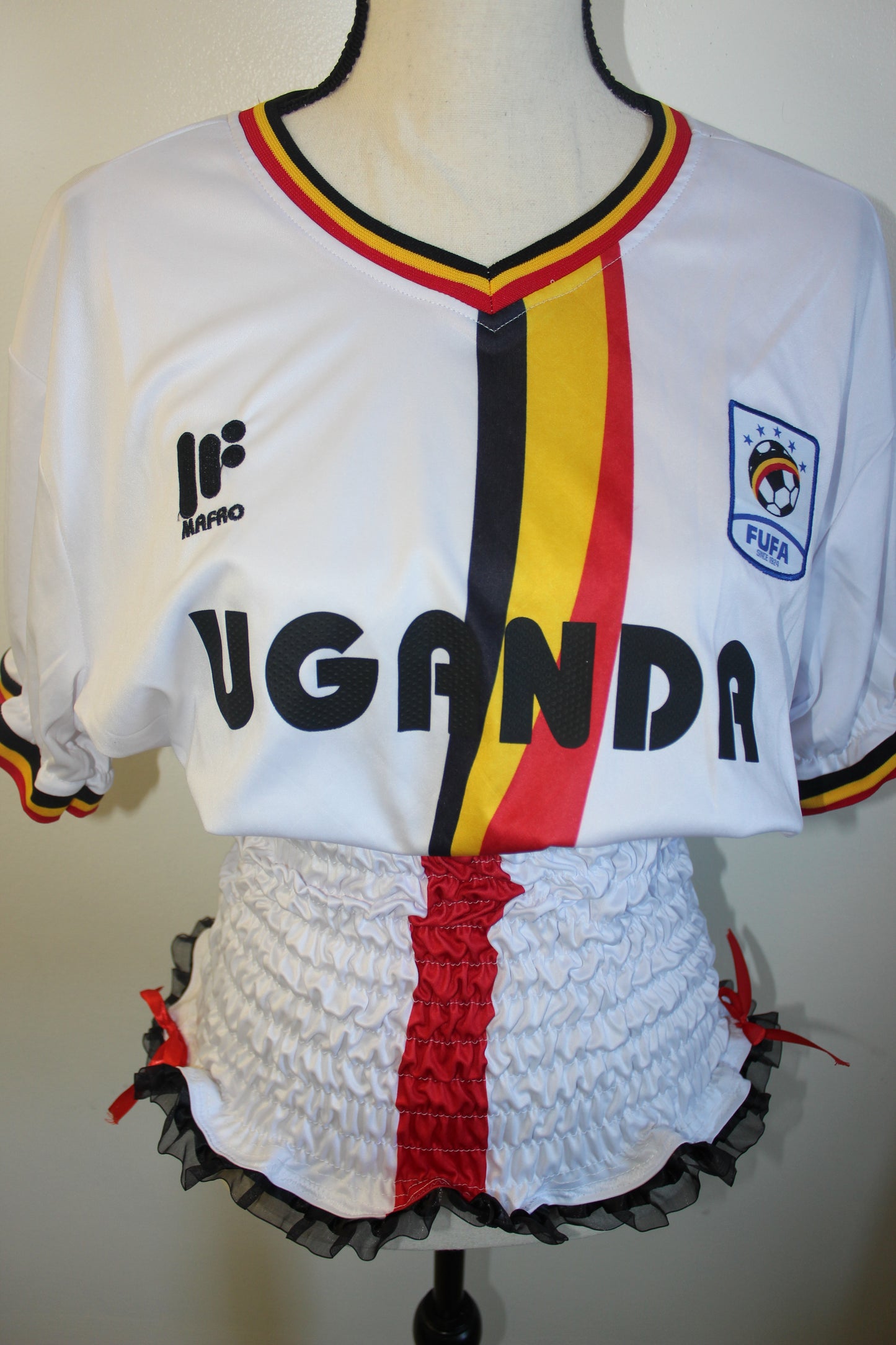 Upcycled Vintage Uganda Cup of Nations Jersey