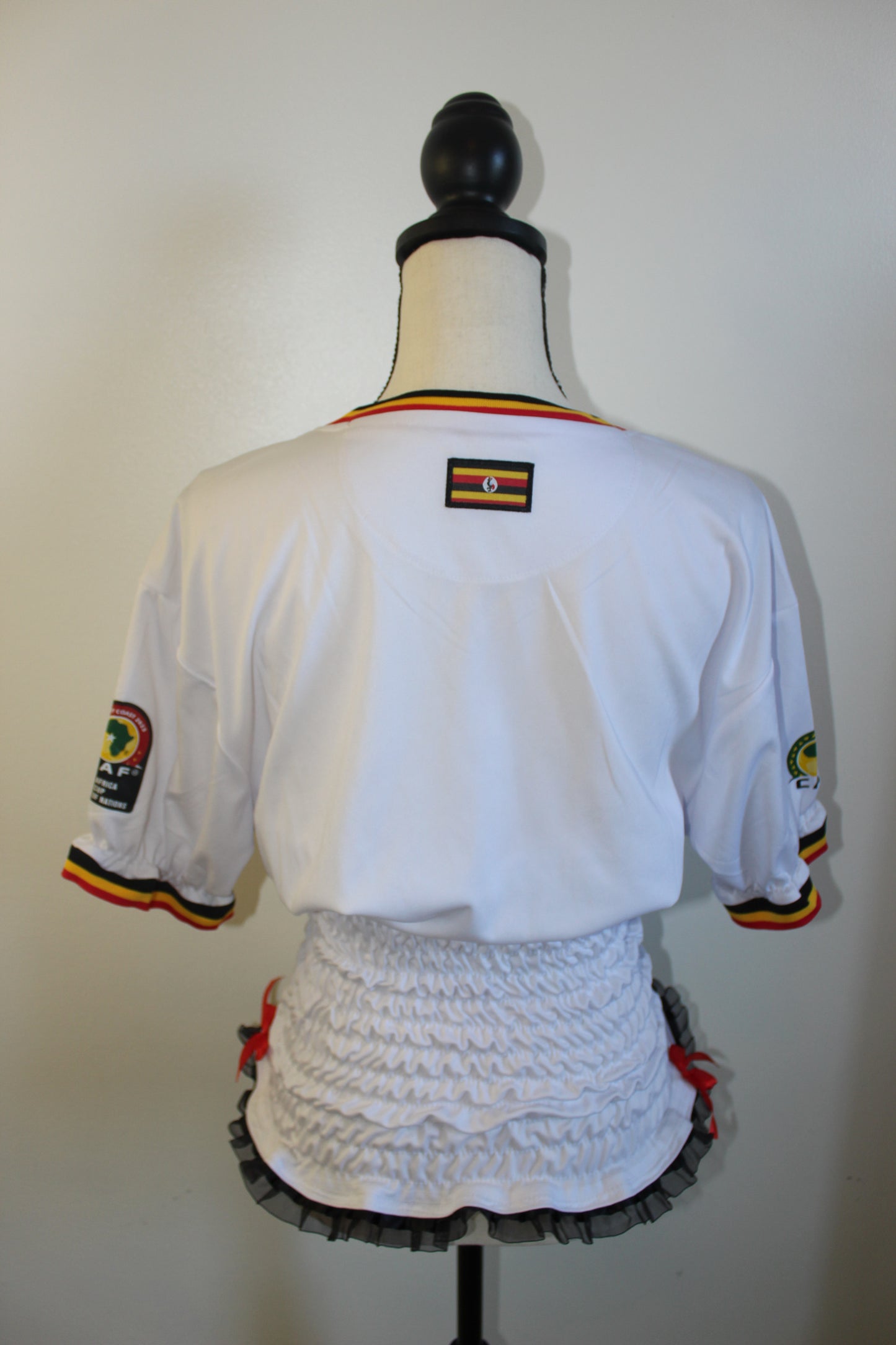 Upcycled Vintage Uganda Cup of Nations Jersey