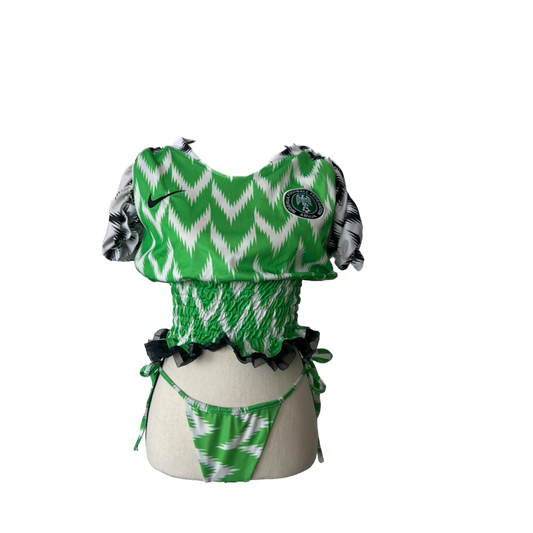 Nigeria Jersey tankini Set - Small