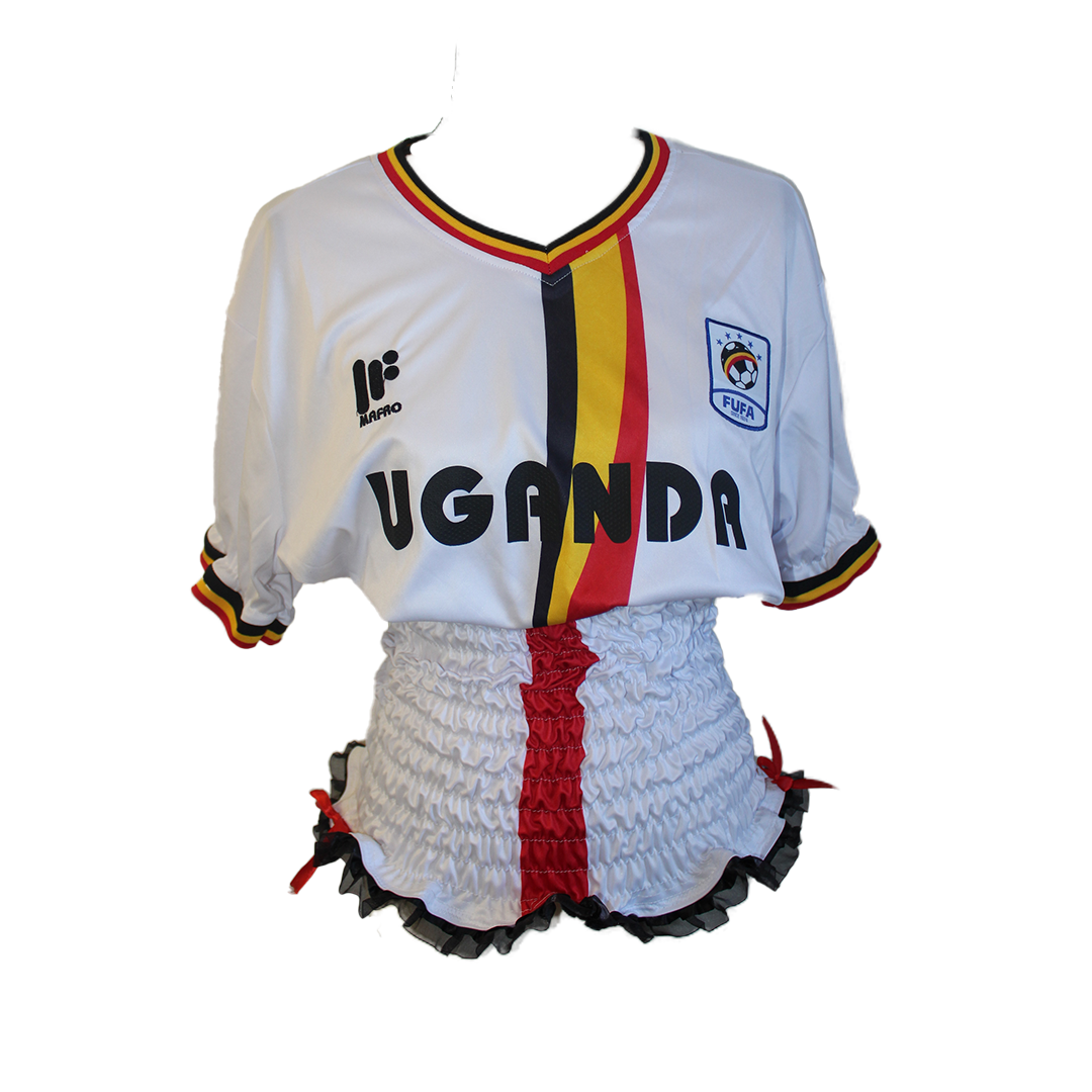 Upcycled Vintage Uganda Cup of Nations Jersey