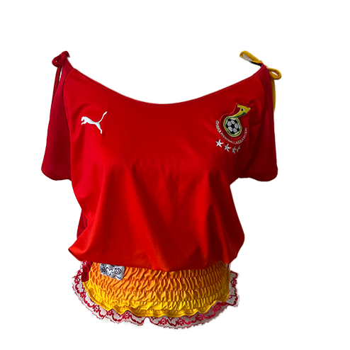 Off-The-Shoulder Ghana Jersey - Medium